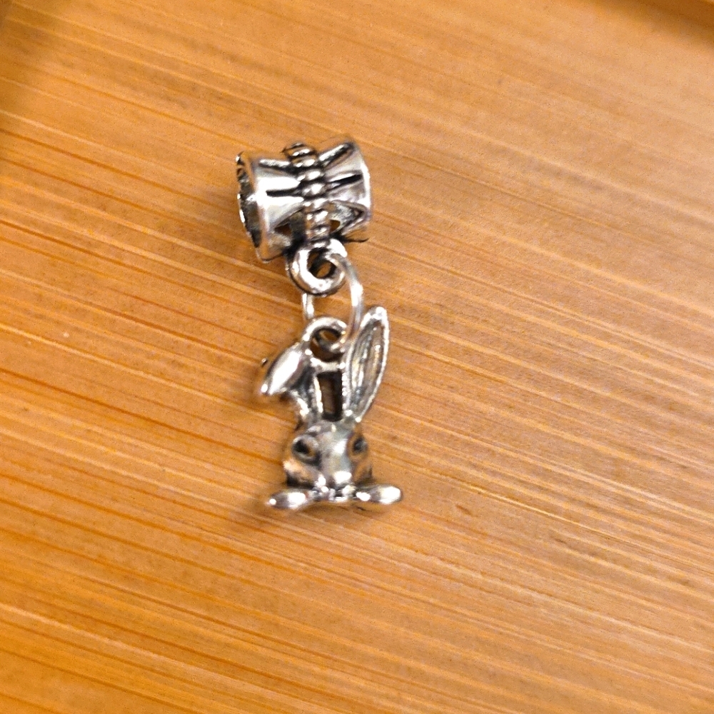 Rabbit Charm for European Style Bracelets Fits Pandora Systems